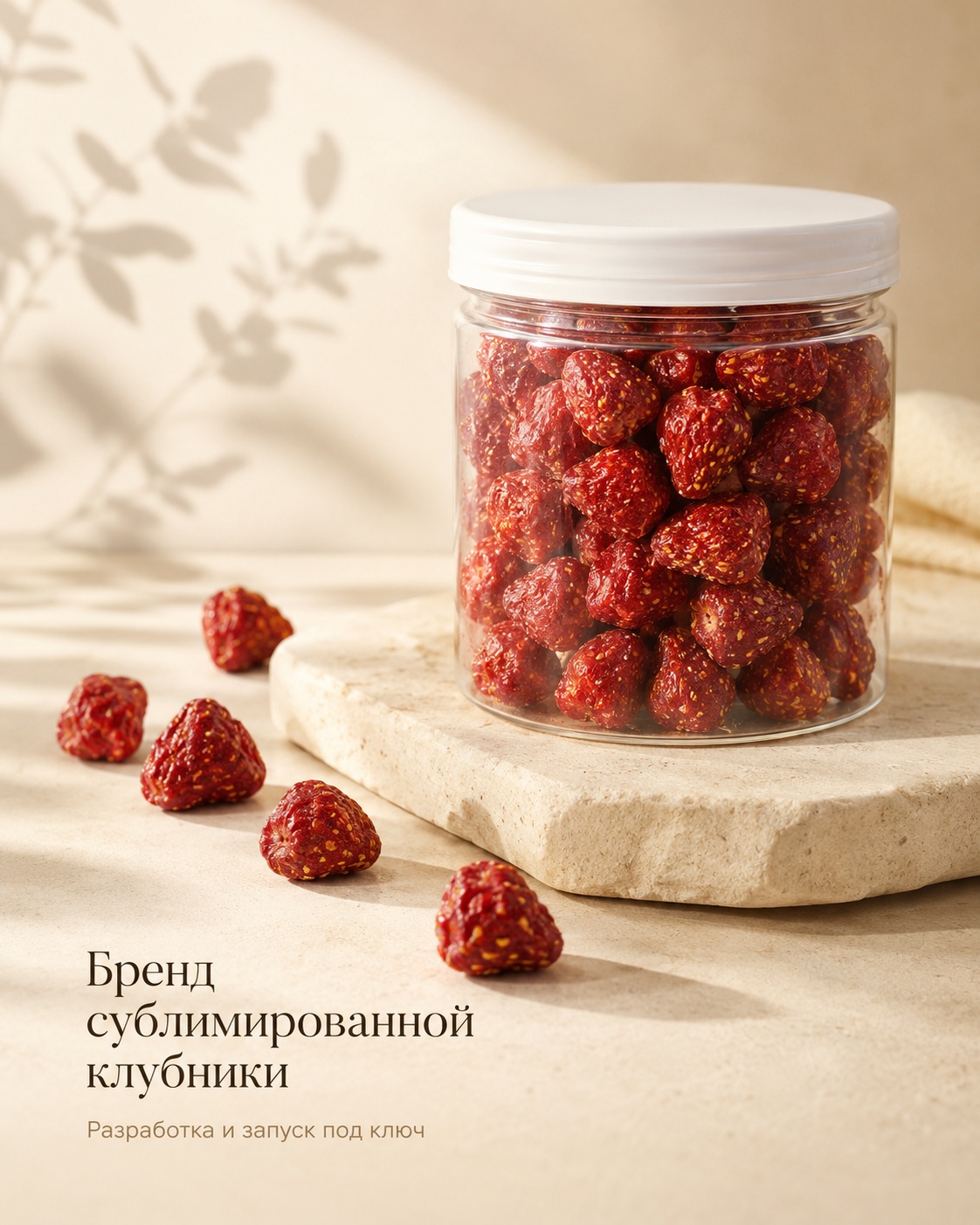 Как мы помогли запустить бренд сублимированной клубники