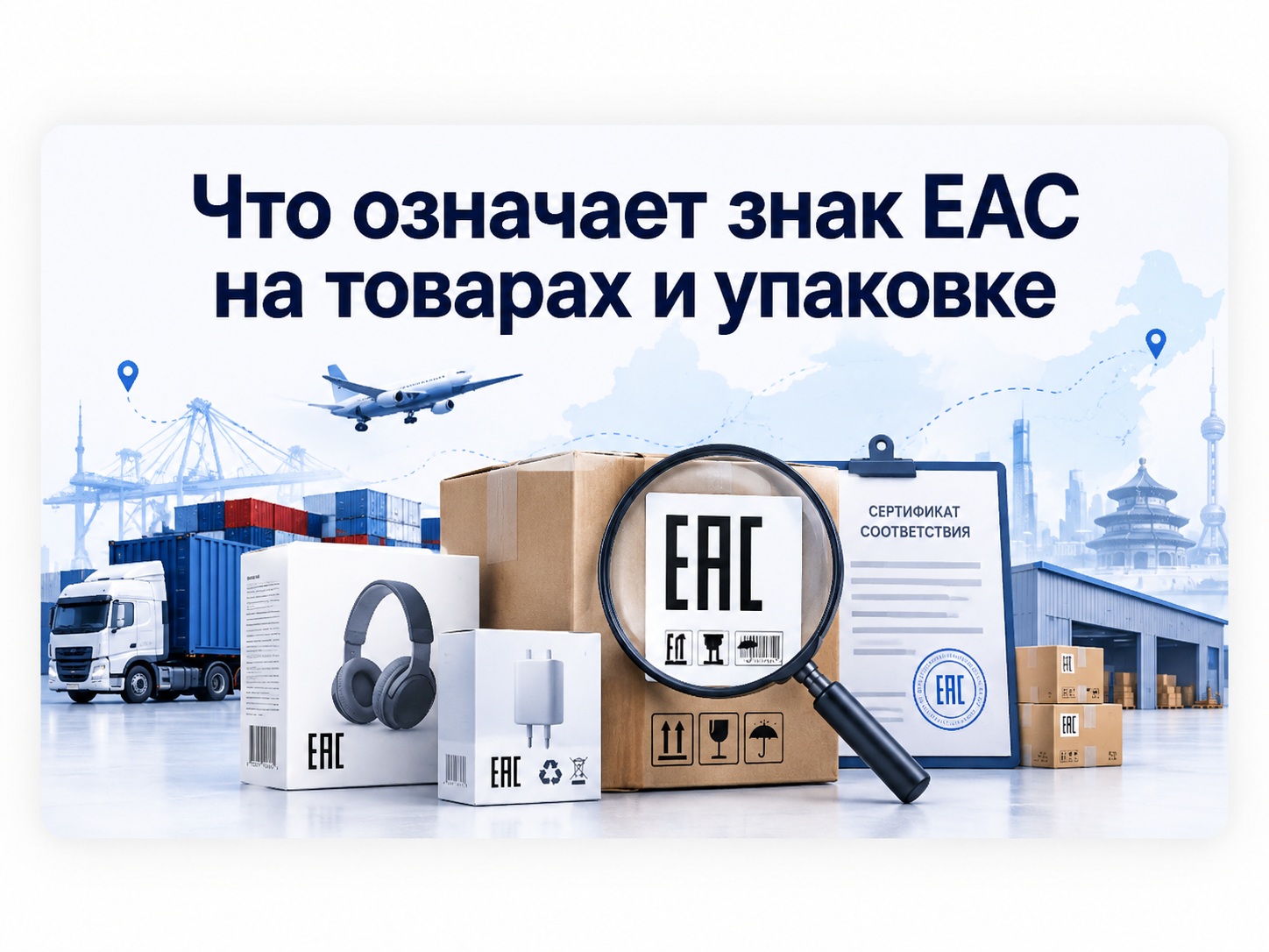 Что означает знак EAC на товарах и упаковке